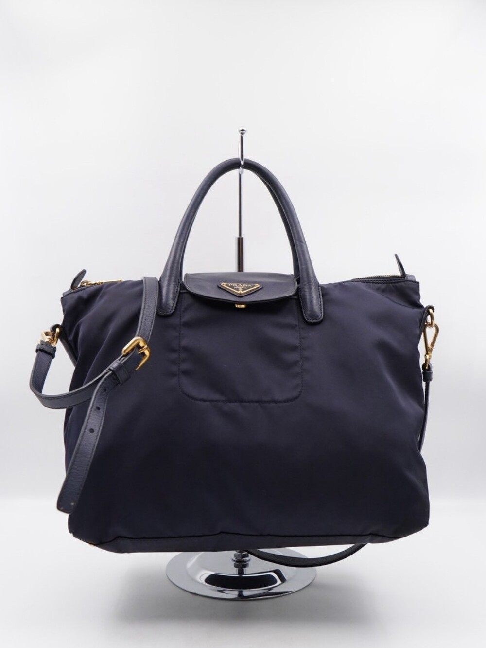 CP64 💟 Prada Tessuto Nylon Saffiano Shopping Tote